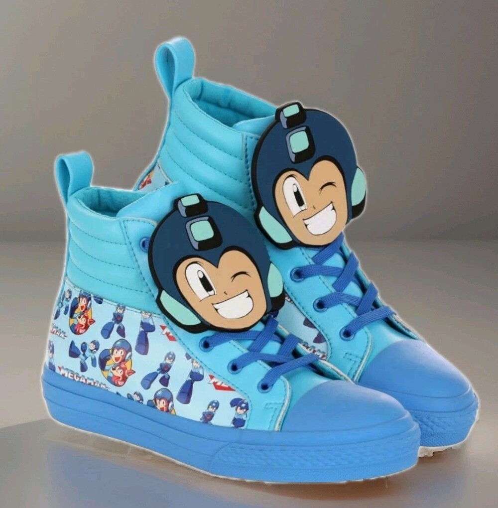 Officially Licensed Capcom Mega Man High Top Snea… - image 2